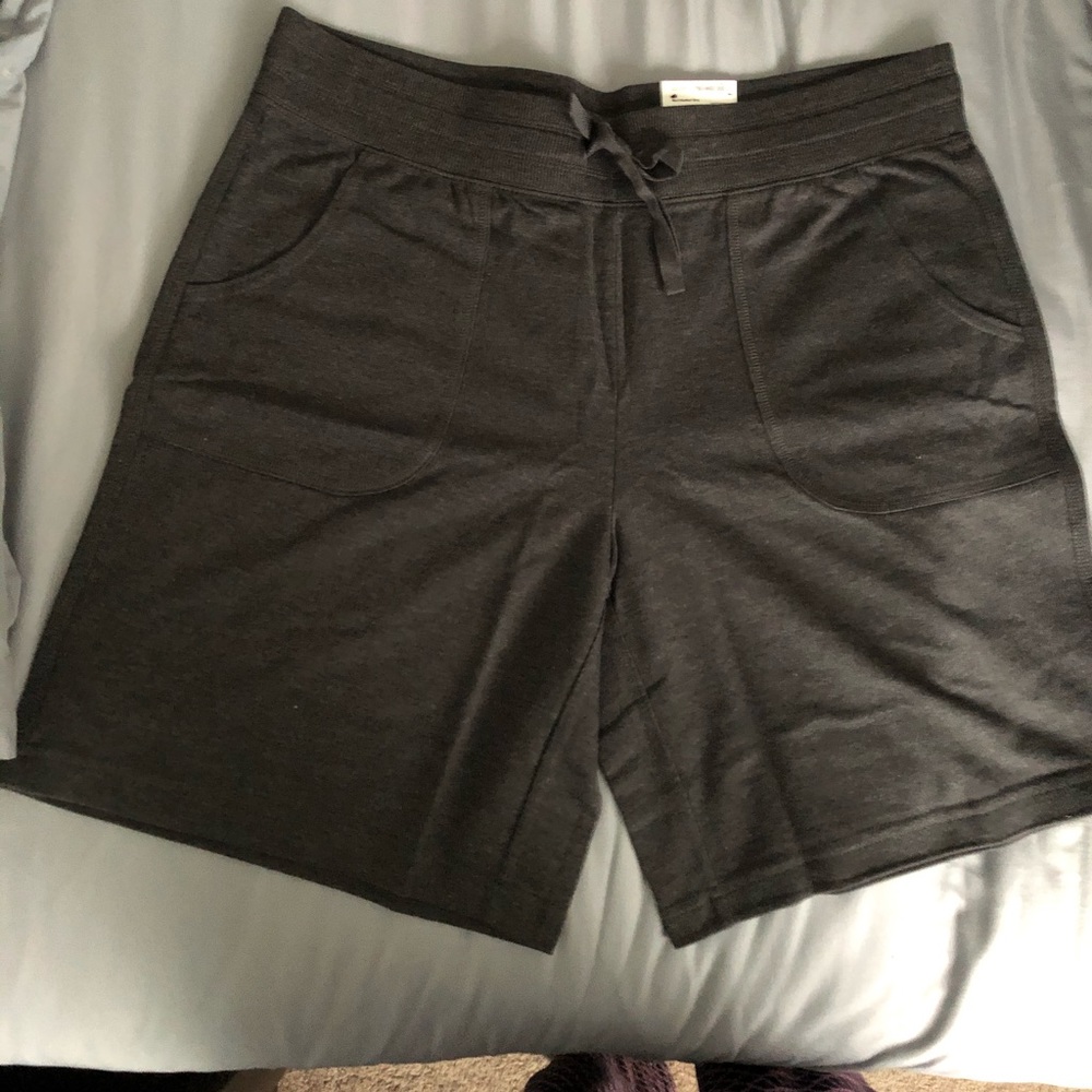 Dark Grey cotton shorts bermuda size PL 2 pc
